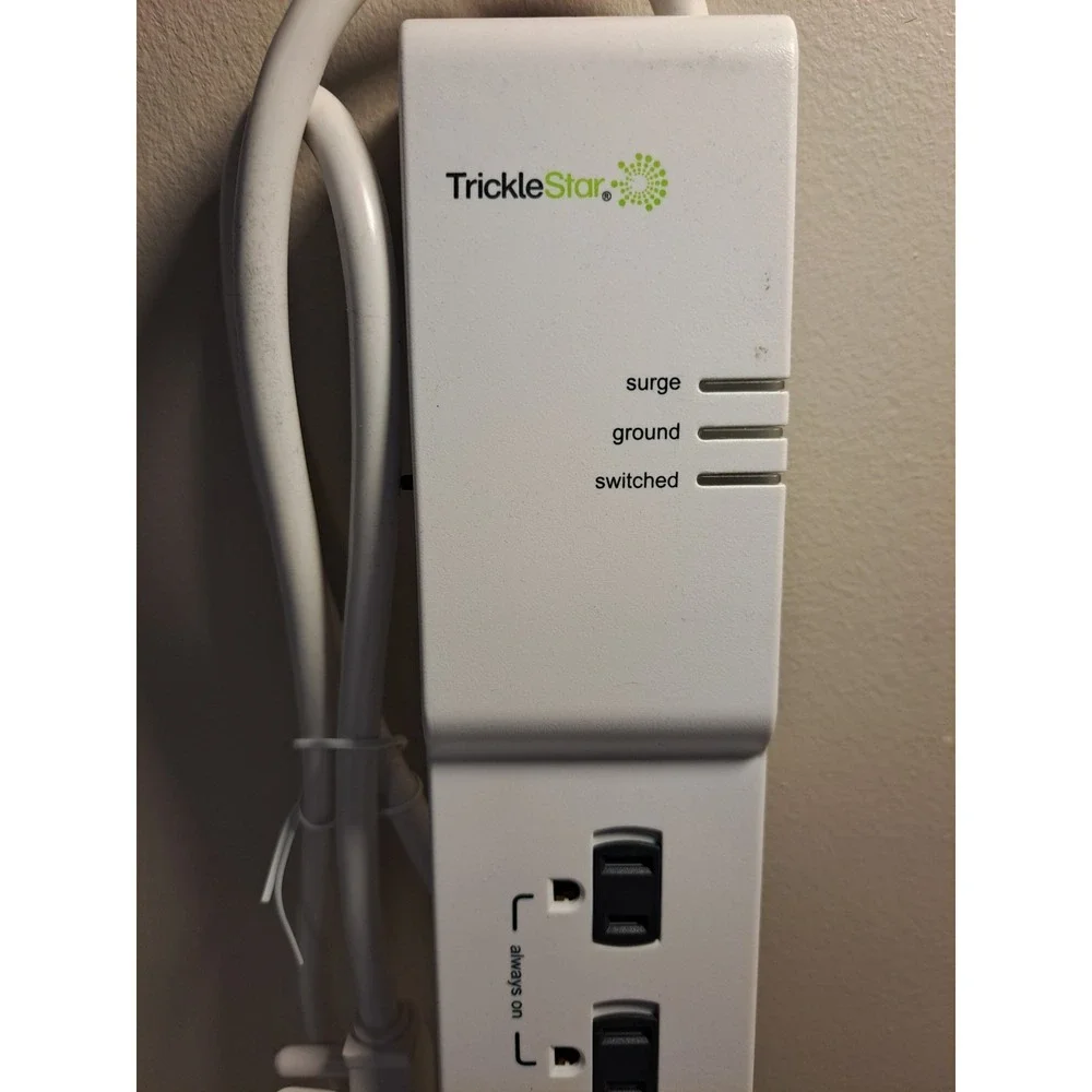 TRICKLE STAR 7 Outlet Advanced Power Strip Energy Smart With 3 Foot Cord